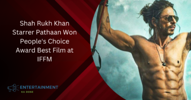 Shah Rukh Khan Starrer Pathaan Won People's Choice Award Best Film at IFFM
